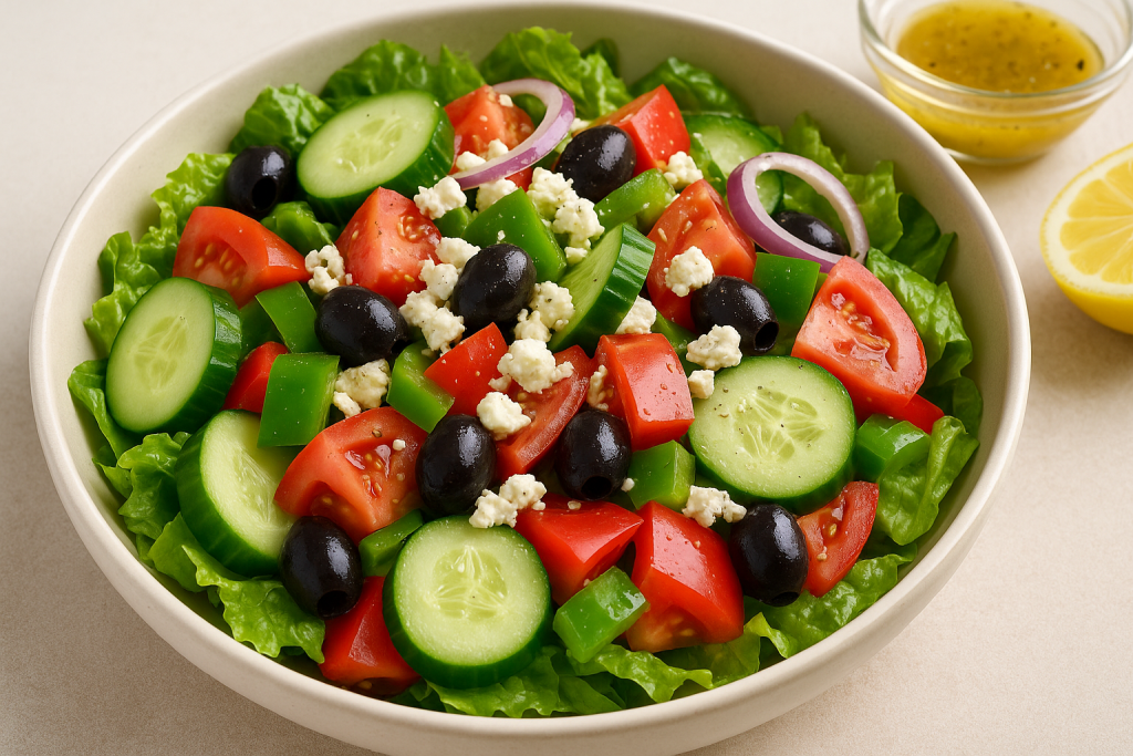 greek salad recipe image