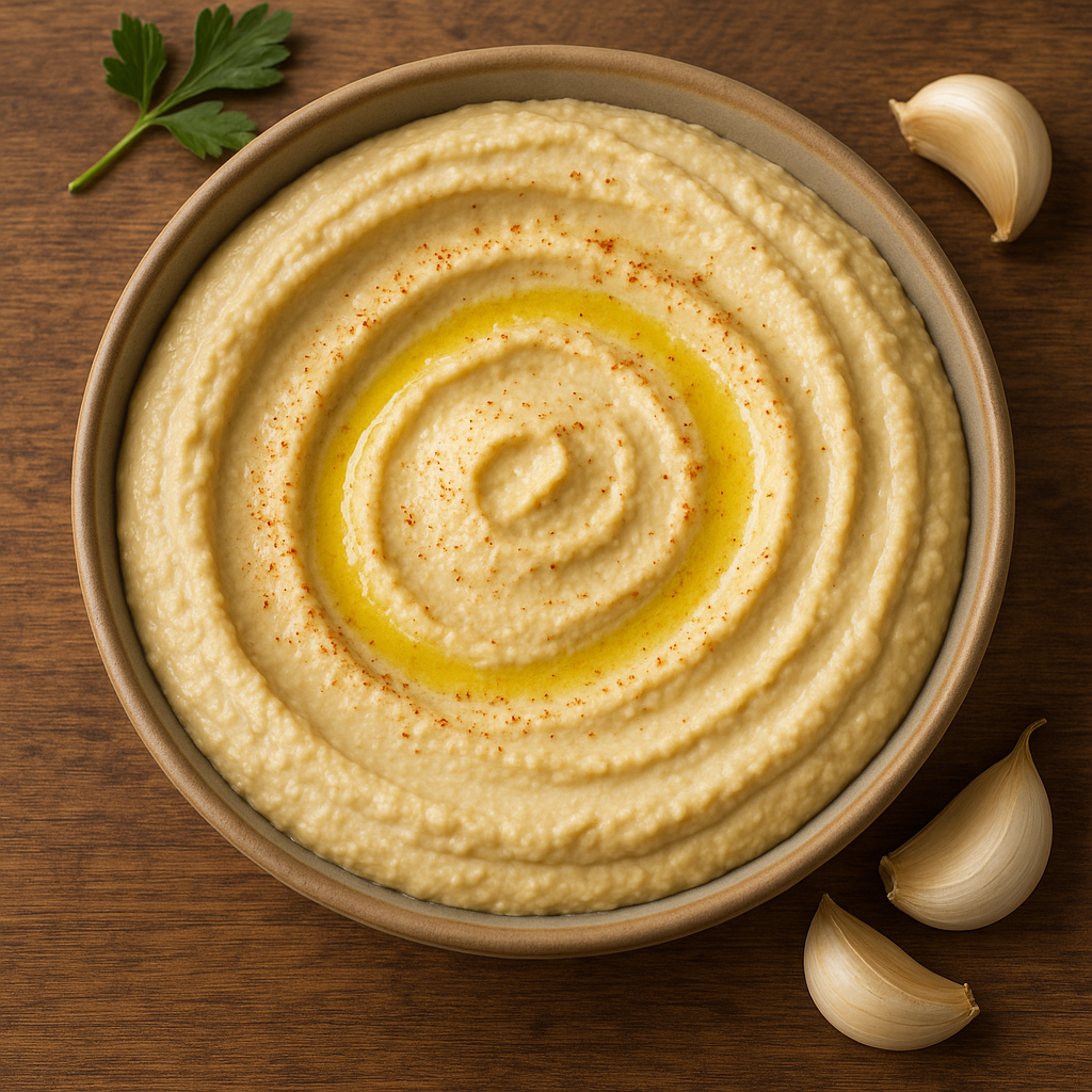 classic garlic hummus recipe