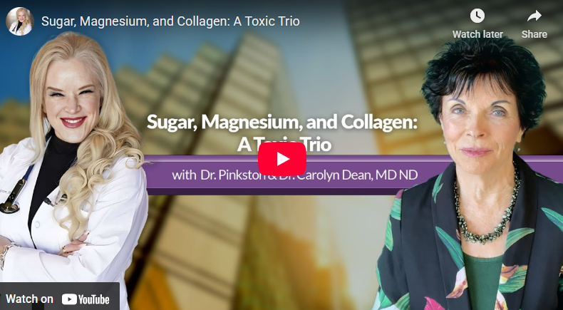 sugar magnesium collagen toxic trio