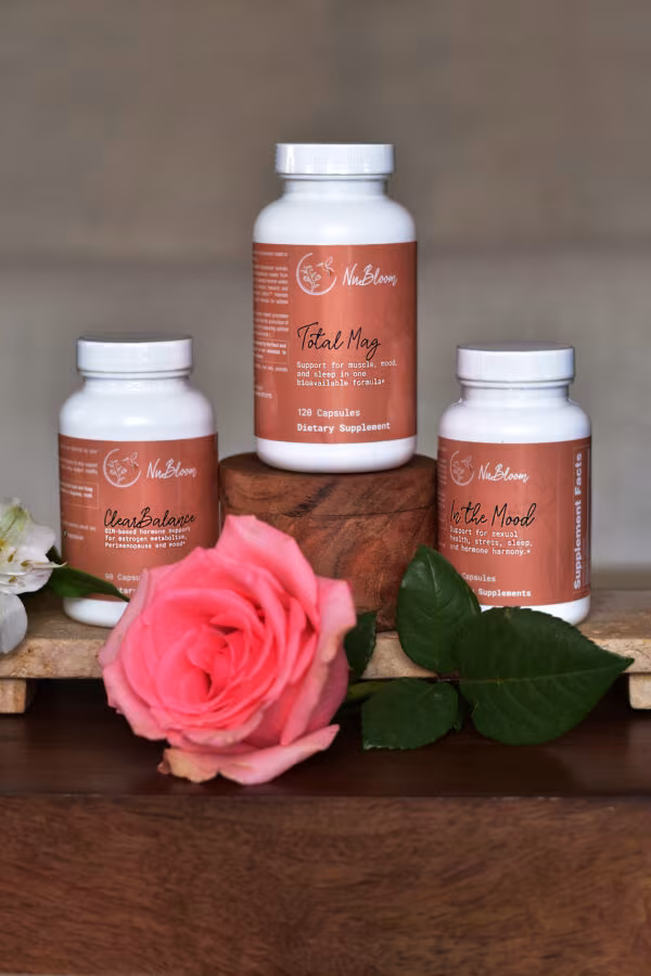 menopause survival kit upgrade clearbalance in the mood and total mag supplements for perimenopause