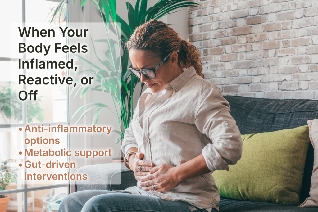 woman with gut problems bloating inflammation
